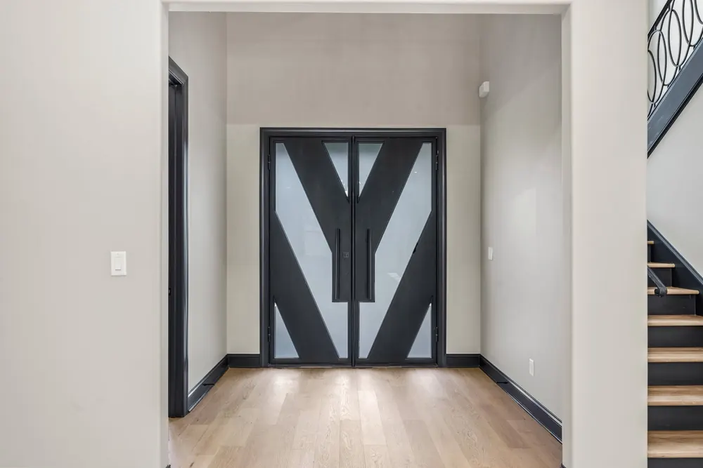 A finished room in this home