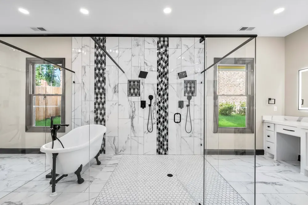 A finished room in this home
