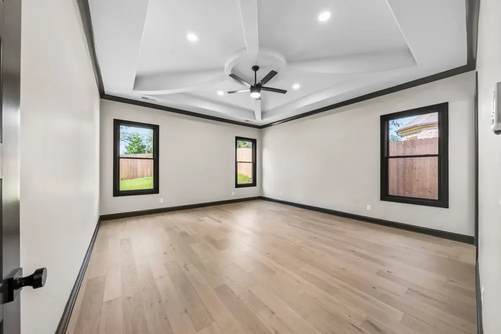 A finished room in this home