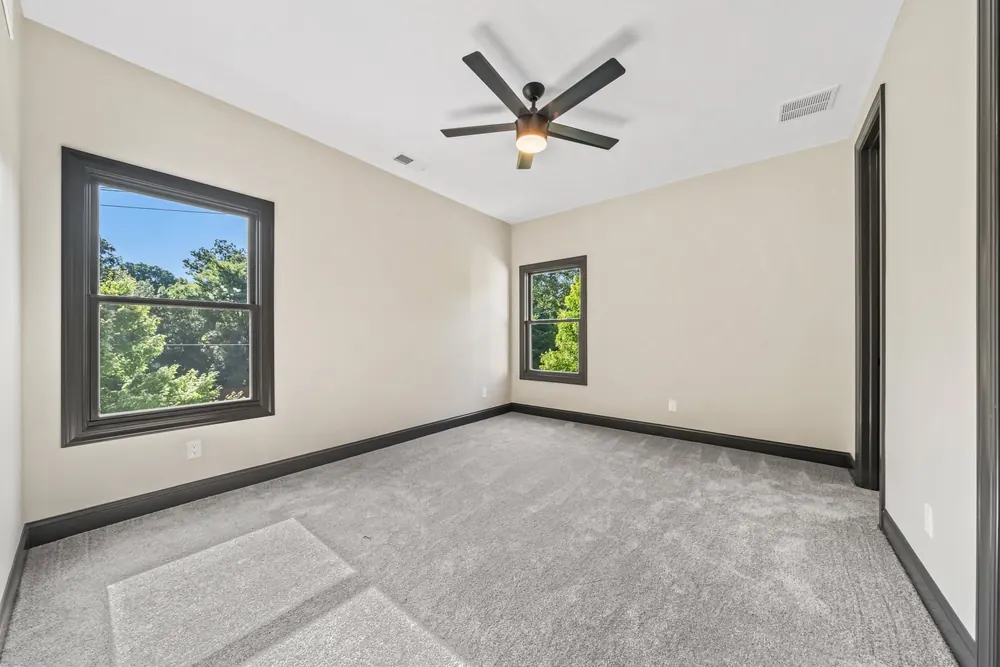 A finished room in this home