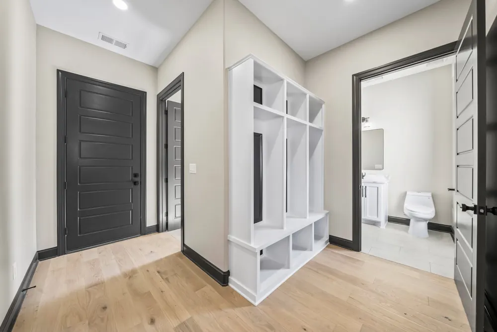 A finished room in this home