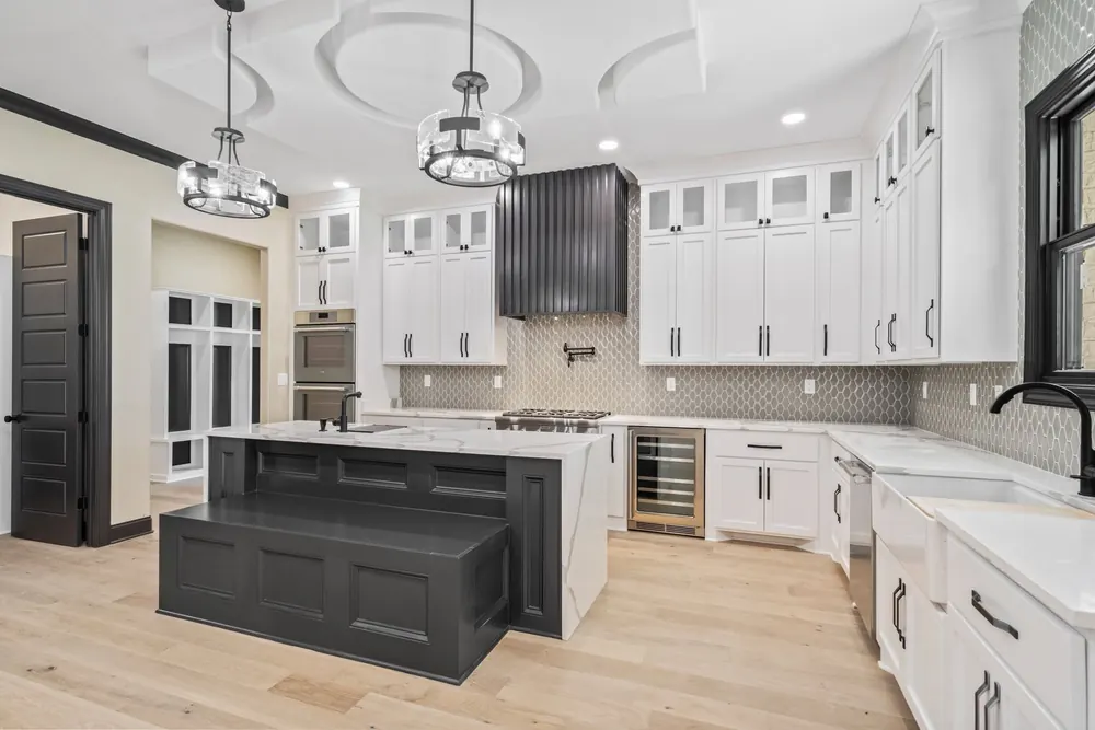 A finished room in this home