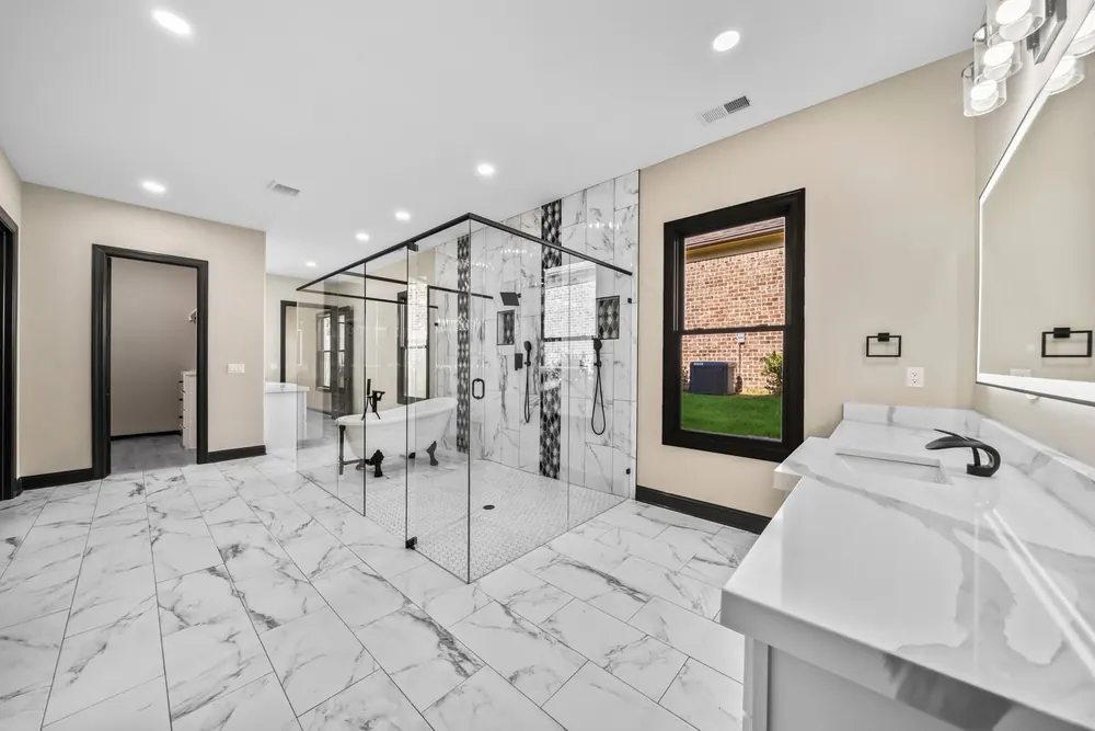 A finished room in this home