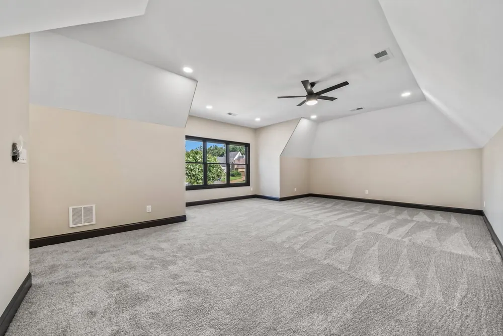 A finished room in this home