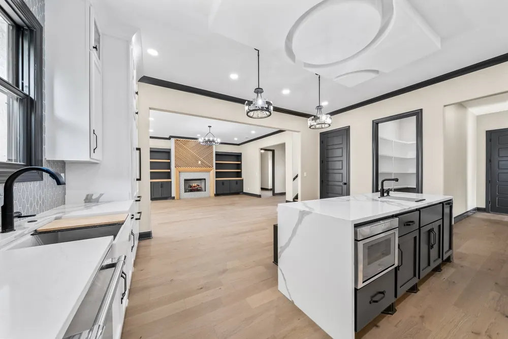 A finished room in this home