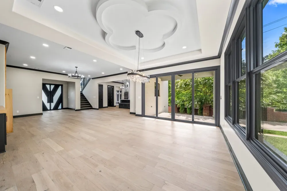 A finished room in this home