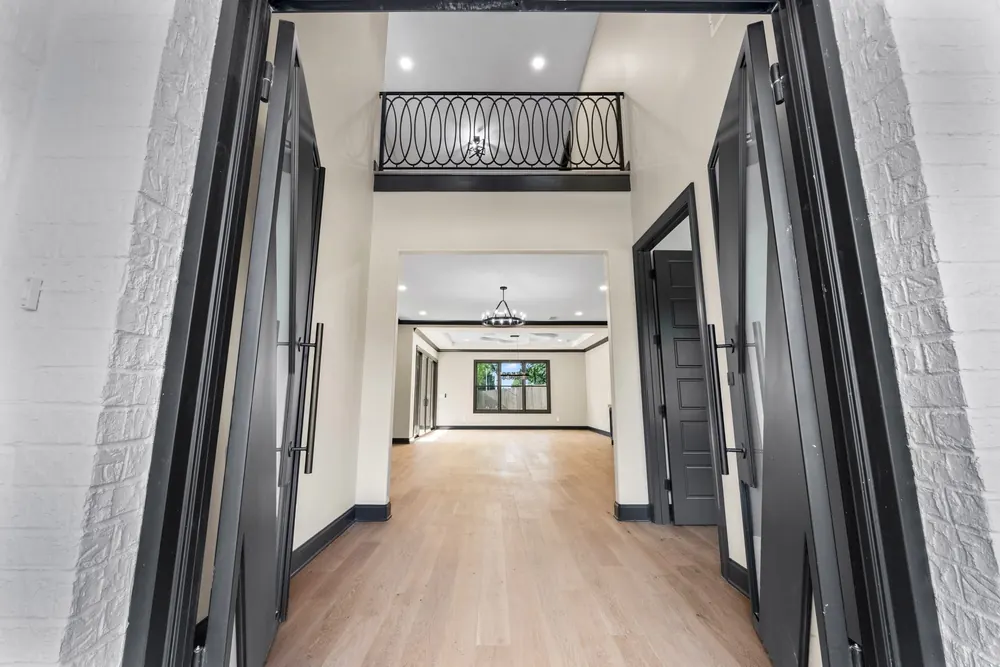 A finished room in this home