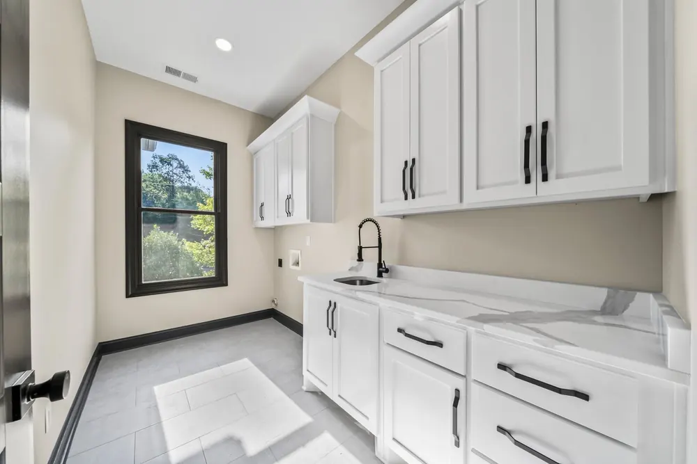 A finished room in this home