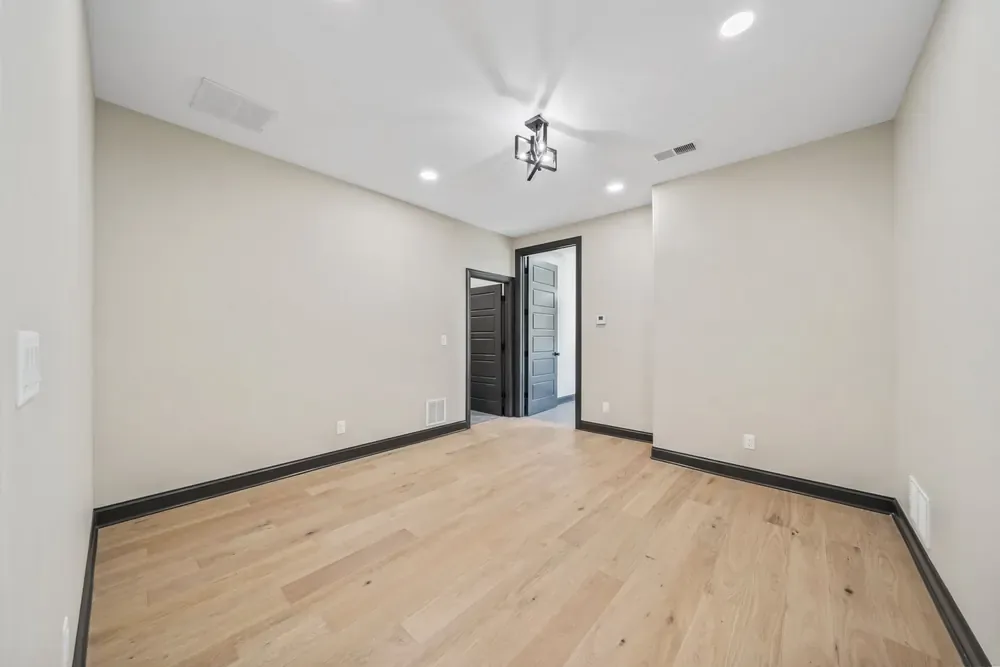 A finished room in this home