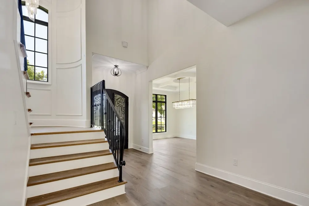 A finished room in this home