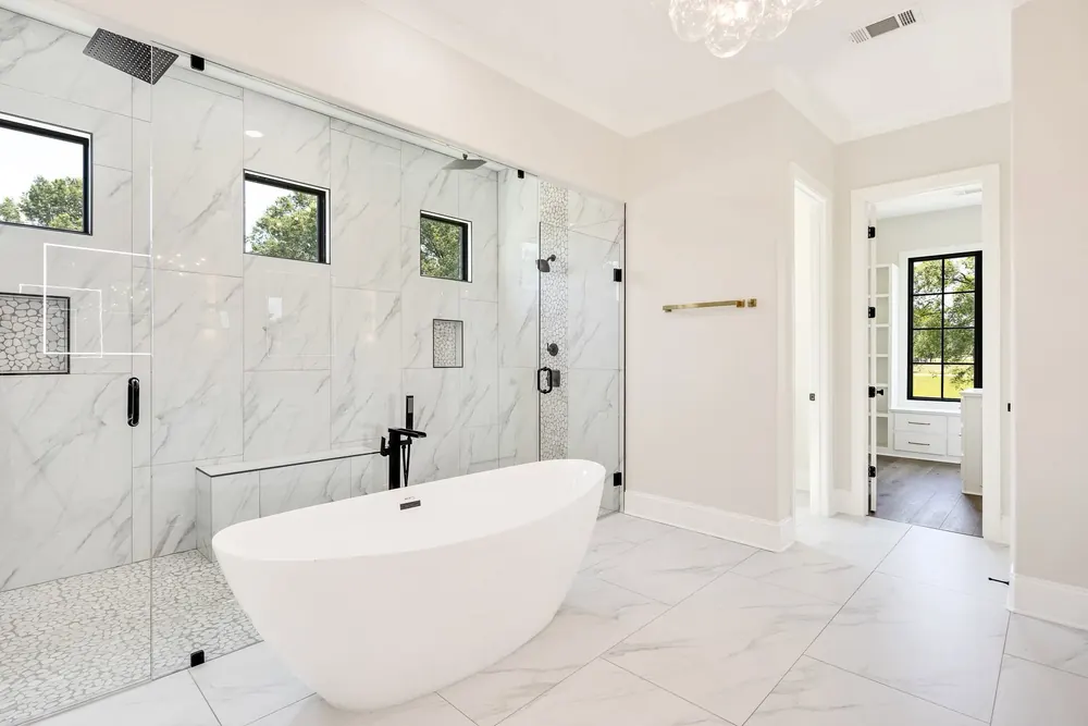 A finished room in this home