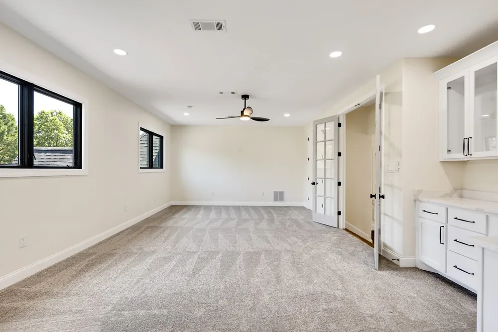 A finished room in this home