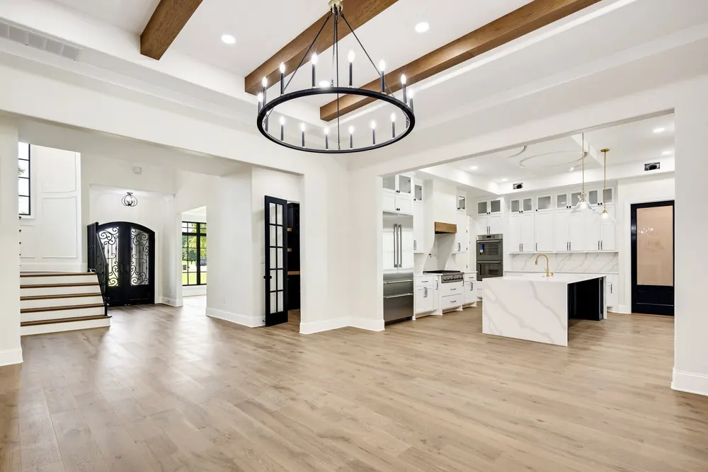A finished room in this home