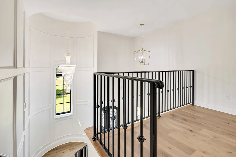 A finished room in this home