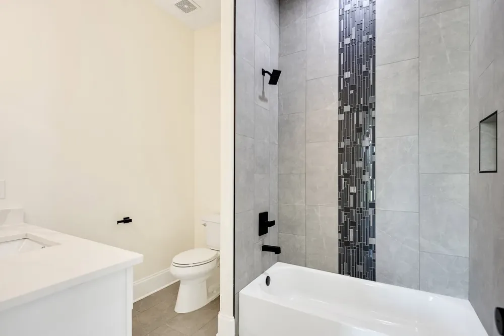 A finished room in this home