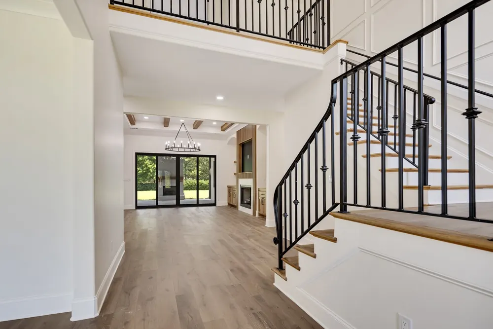 A finished room in this home