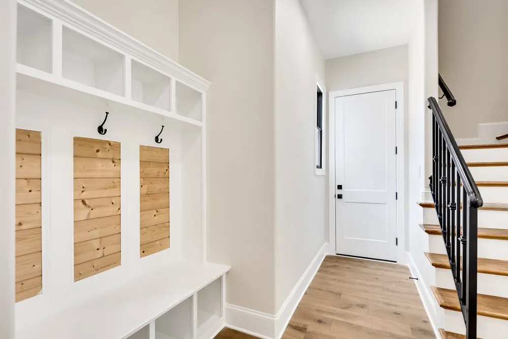 A finished room in this home