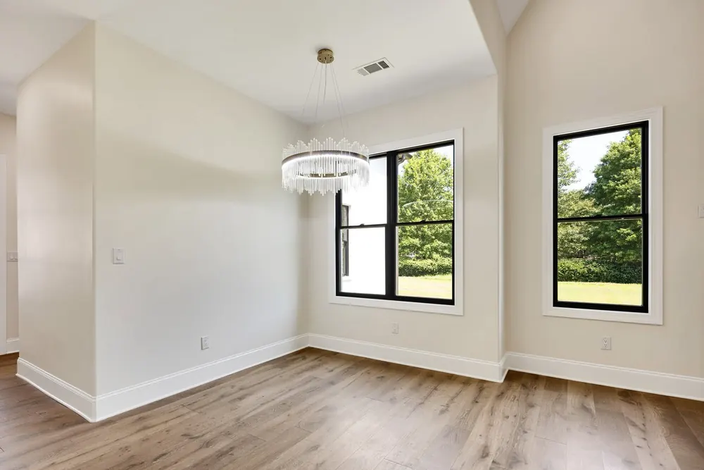 A finished room in this home