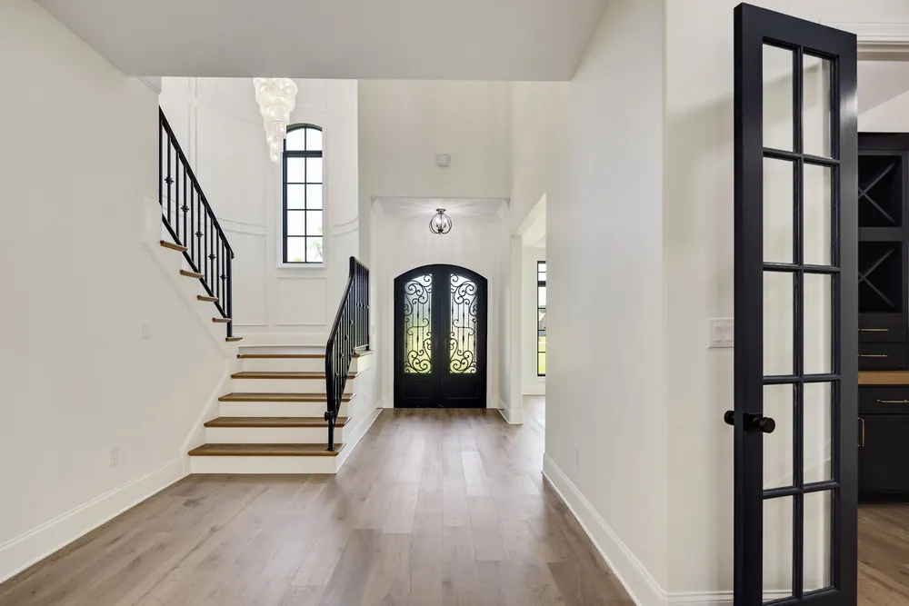 A finished room in this home