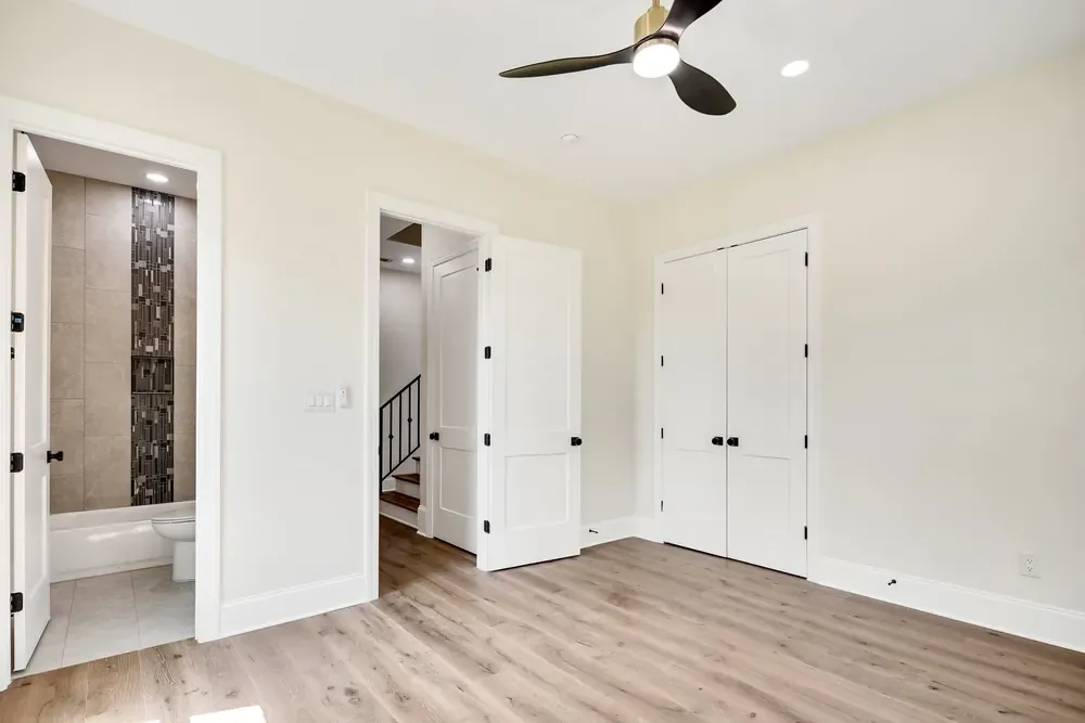 A finished room in this home