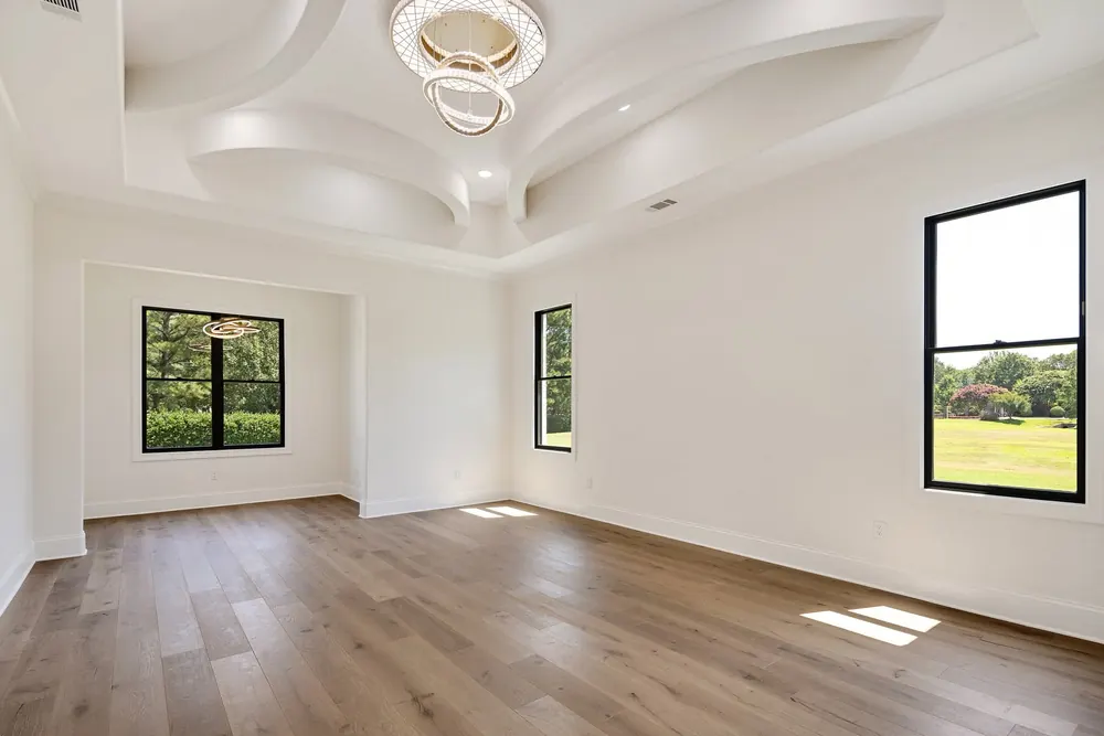 A finished room in this home