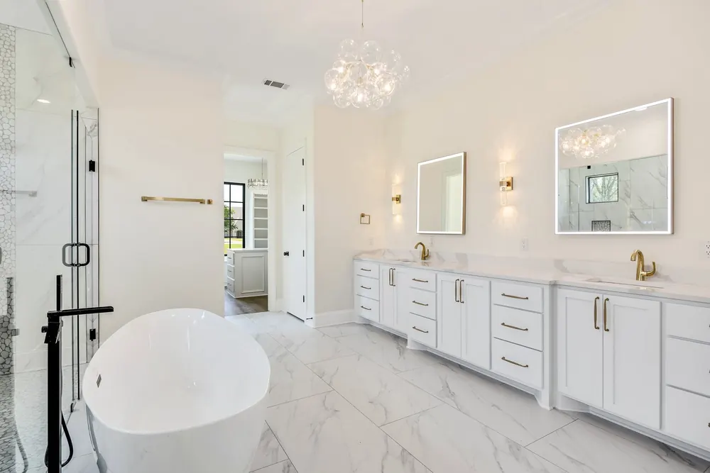 A finished room in this home