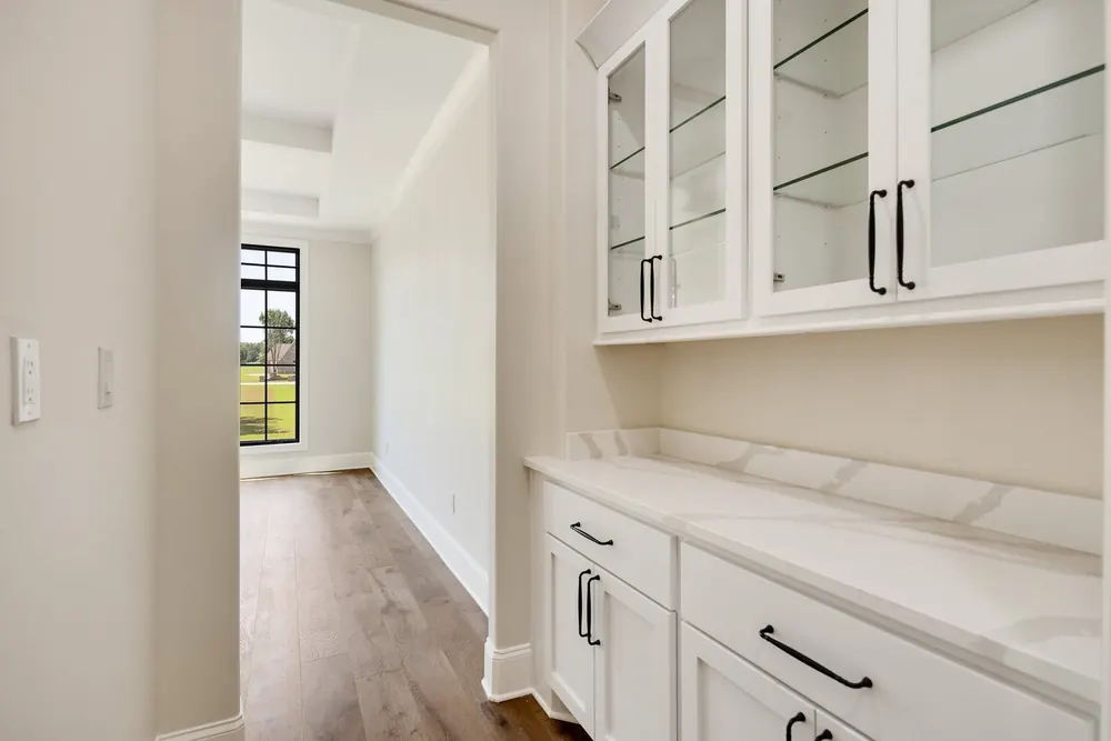 A finished room in this home