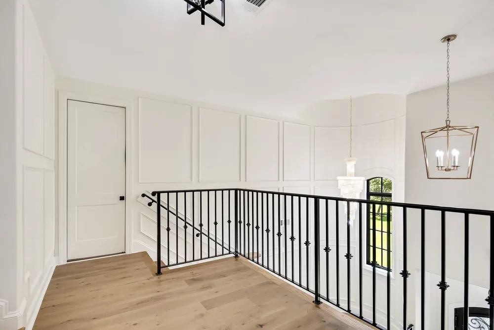 A finished room in this home