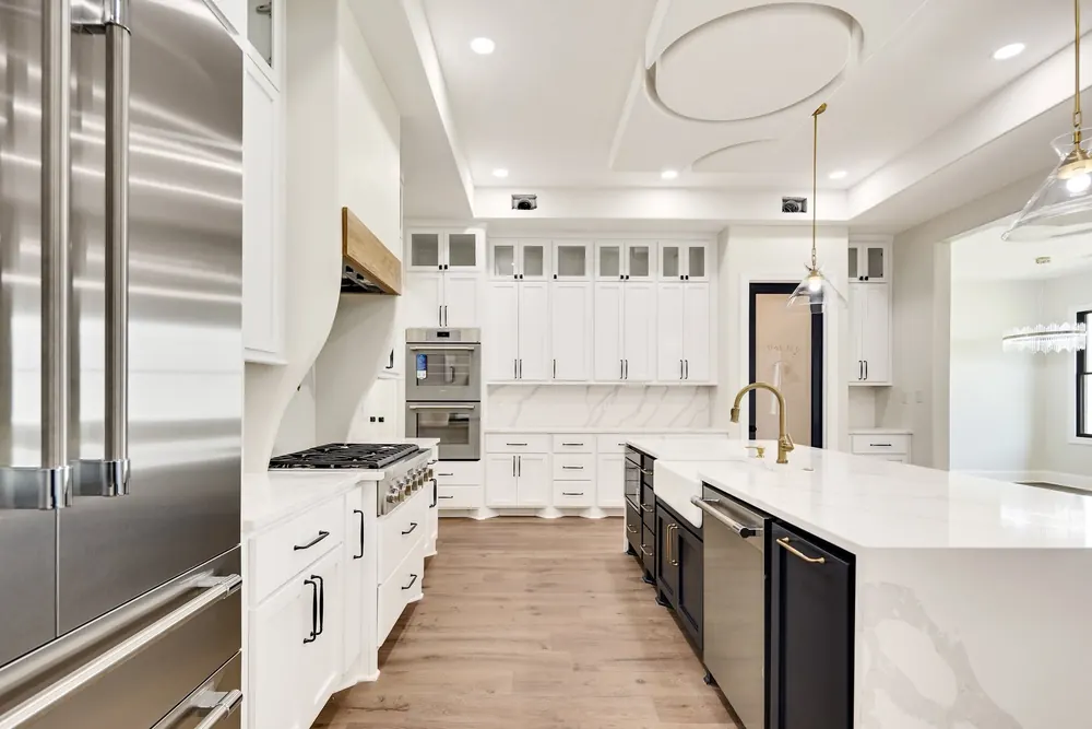 A finished room in this home