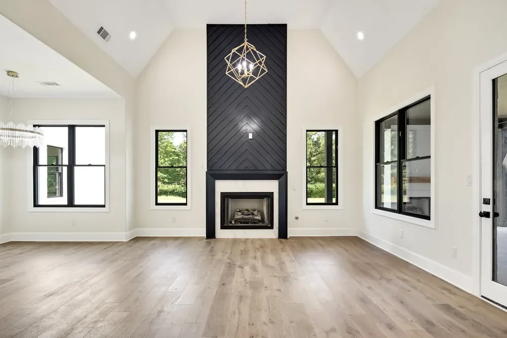 A finished room in this home