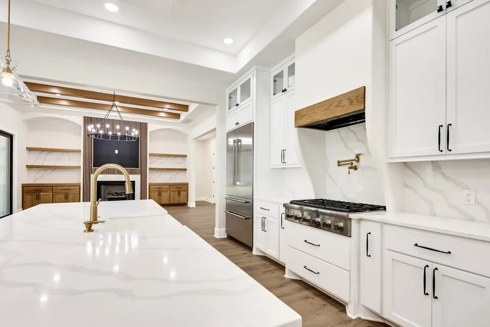 A finished room in this home