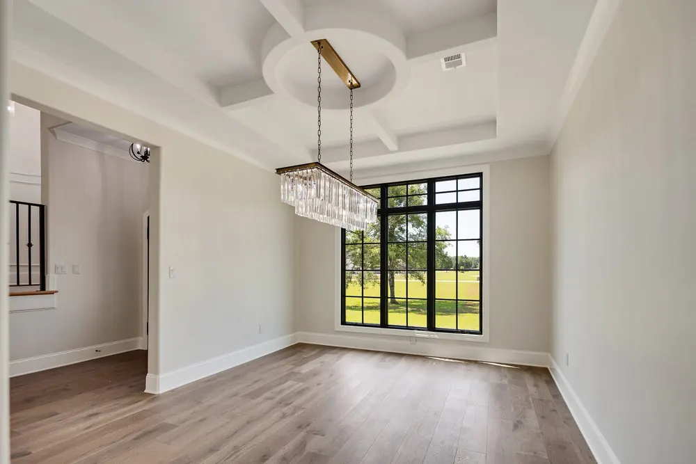 A finished room in this home
