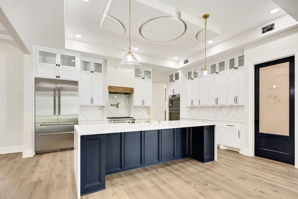 A finished room in this home