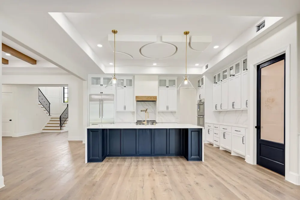 A finished room in this home