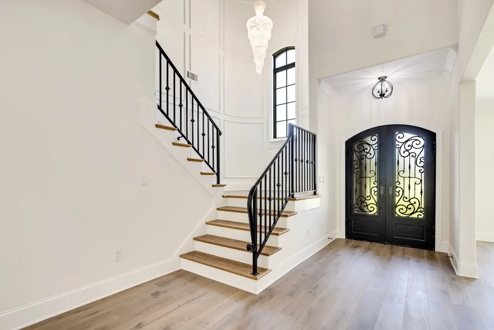 A finished room in this home