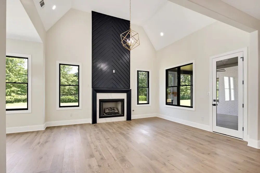 A finished room in this home