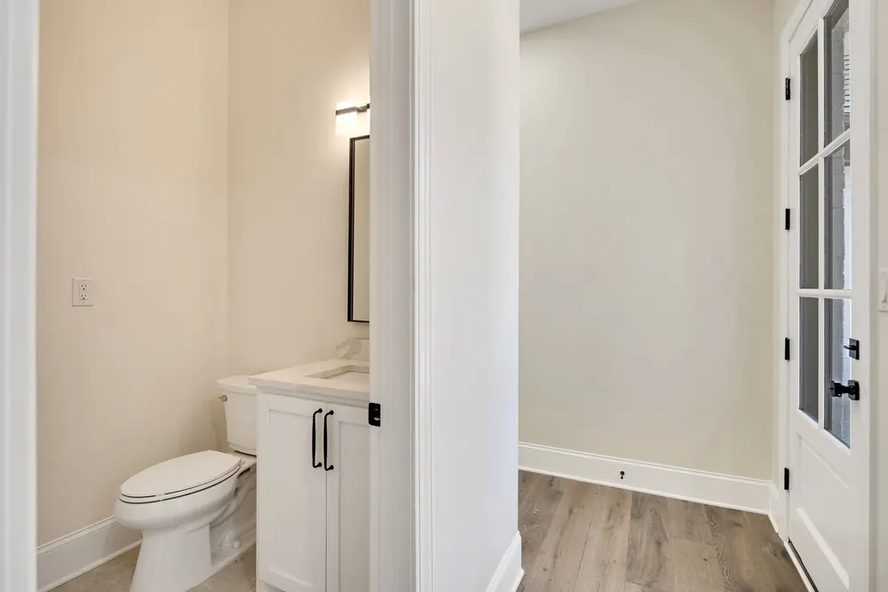 A finished room in this home