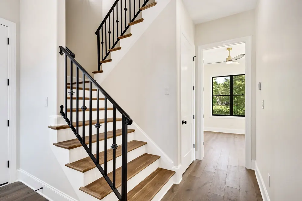 A finished room in this home