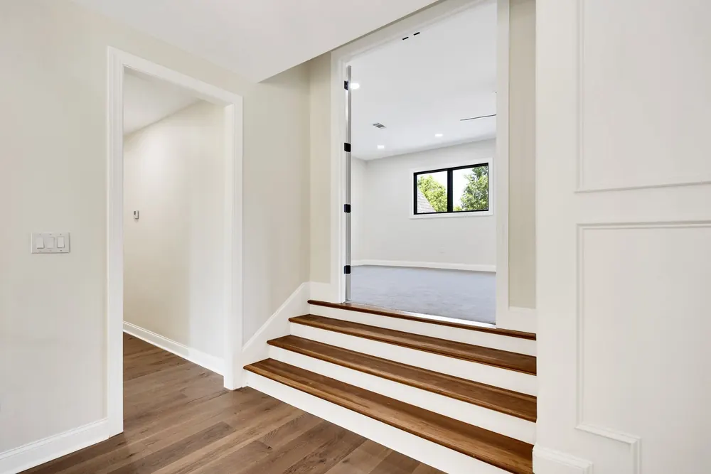 A finished room in this home