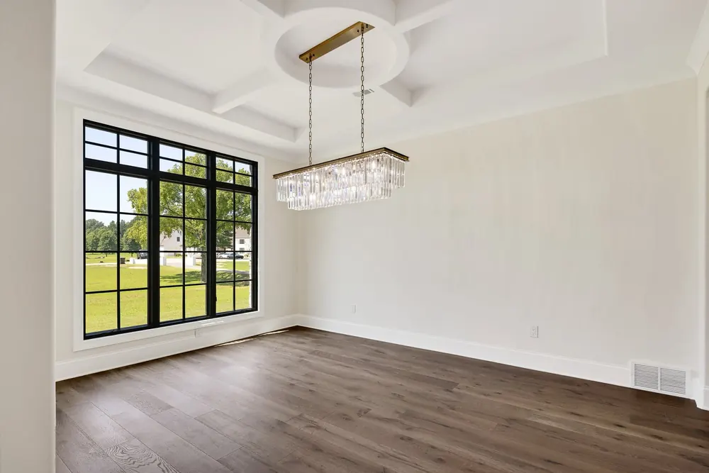 A finished room in this home