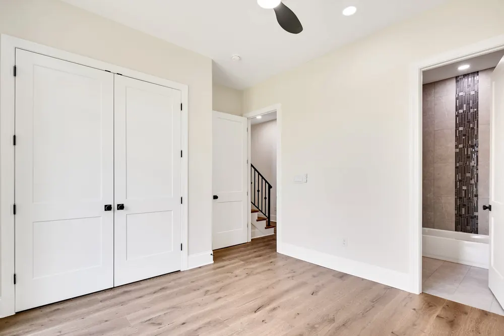 A finished room in this home