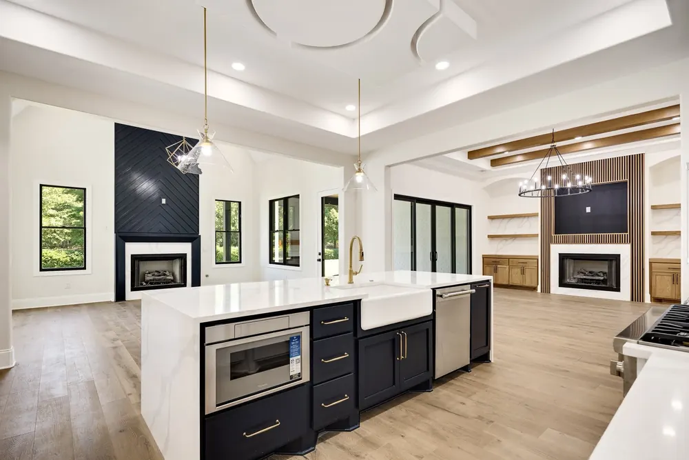 A finished room in this home