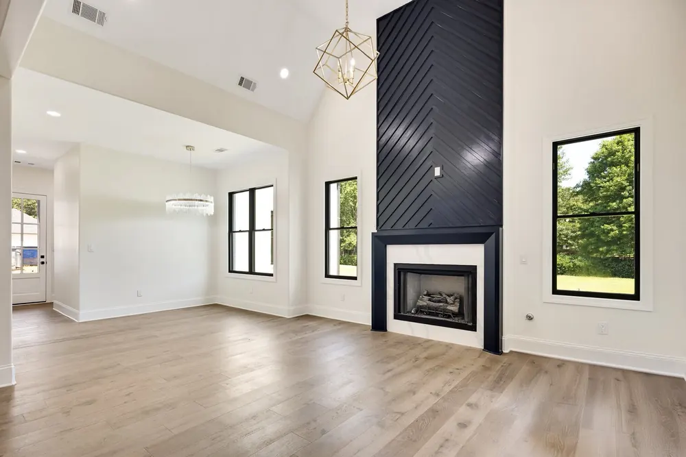 A finished room in this home