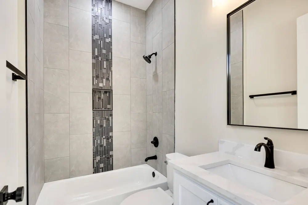 A finished room in this home