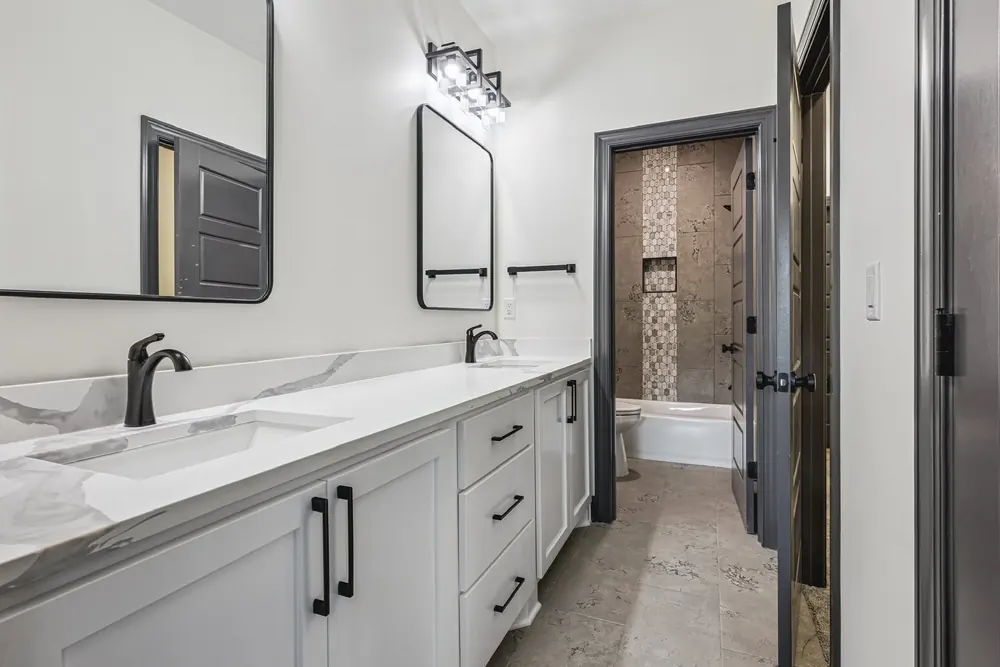 A finished room in this home