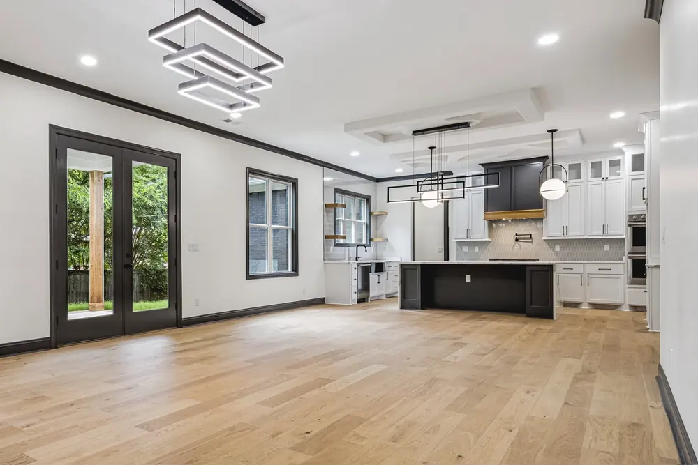 A finished room in this home