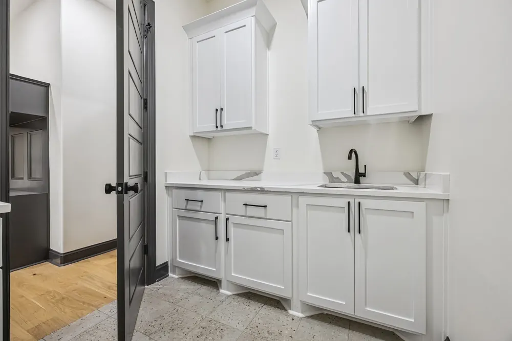 A finished room in this home
