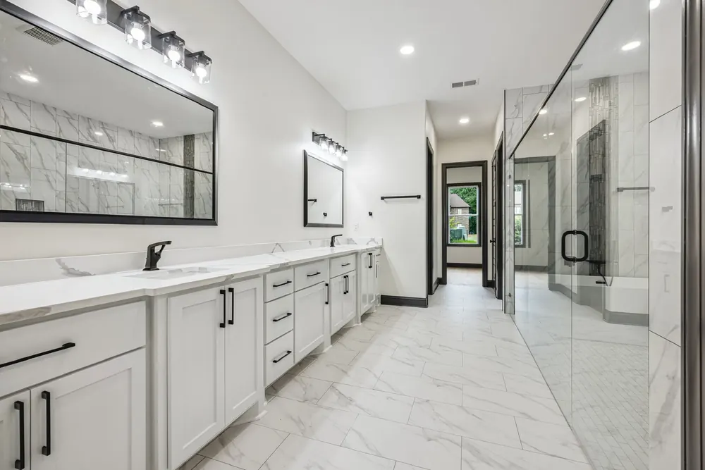 A finished room in this home