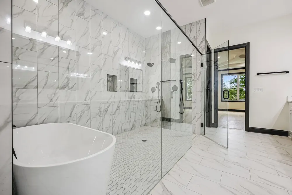 A finished room in this home