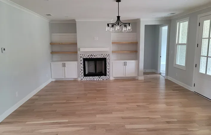 A renovated living room